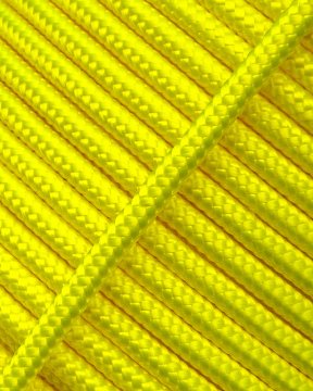 PES reinforced djembe drum rope 5 mm Fluo yellow 100 m
