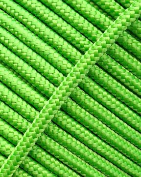 PES reinforced djembe drum rope 5 mm Golf green 100 m