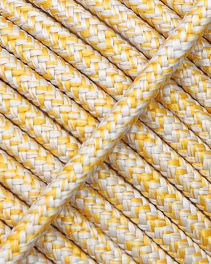 Reinforced rope for djembe drum 5 mm Beige / Light orange 20 m