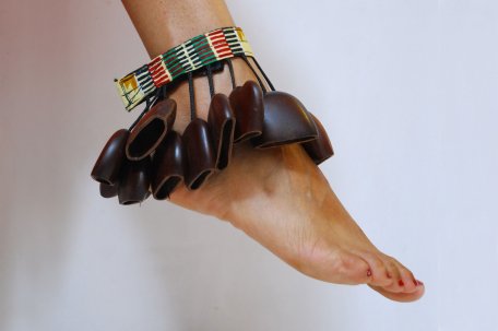 African dance bracelet - Ghana juju dance anklet
