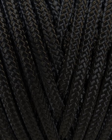 Braided rope Ø4 mm black for djembe drum