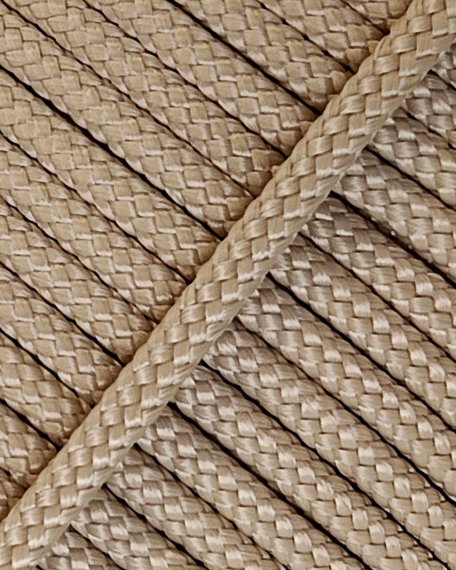 PES hollow djembe rope 5 mm Beige 20 m