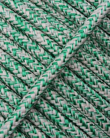 Reinforced rope for djembe drum 5 mm Beige / Green 20 m
