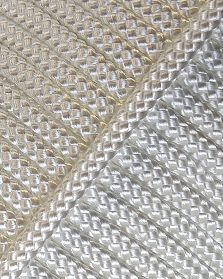 PES hollow djembe rope 6 mm Ecru 100 m