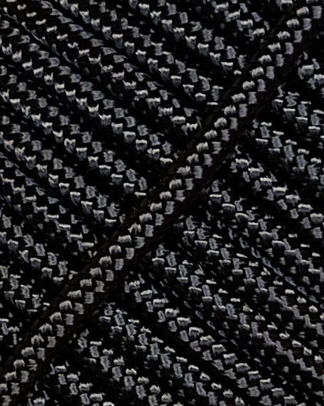 PES reinforced djembe drum rope 5 mm Coal 100 m