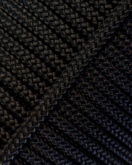 PES hollow djembe drum rope 6 mm Black 20 m