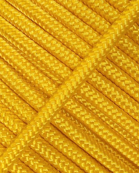 PES reinforced djembe drum rope 4 mm Sunflower yellow 10 m