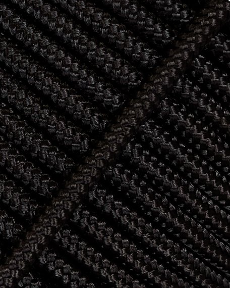 PES reinforced djembe drum rope 4 mm Black 10 m