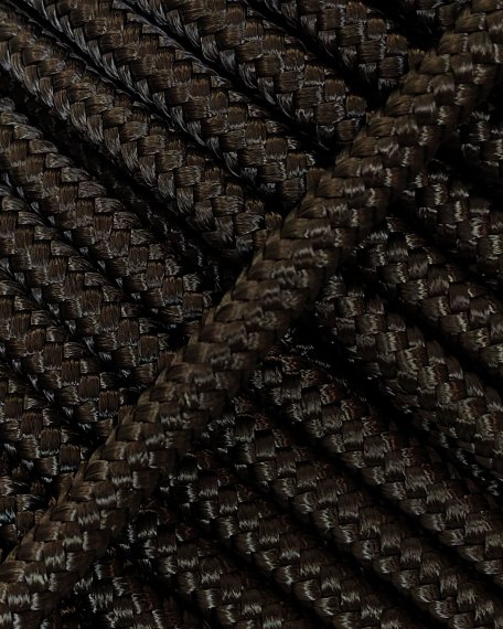 Braided rope with core Ø5 mm khaki 20 m - Djembe drum rope