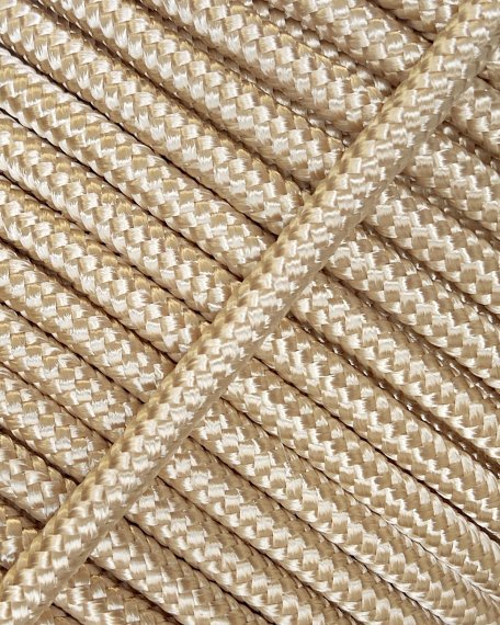 PES reinforced djembe drum rope 5 mm Sand 100 m