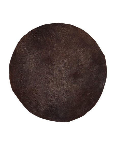 Semi-thick steer skin with hair for dunun bass drum M