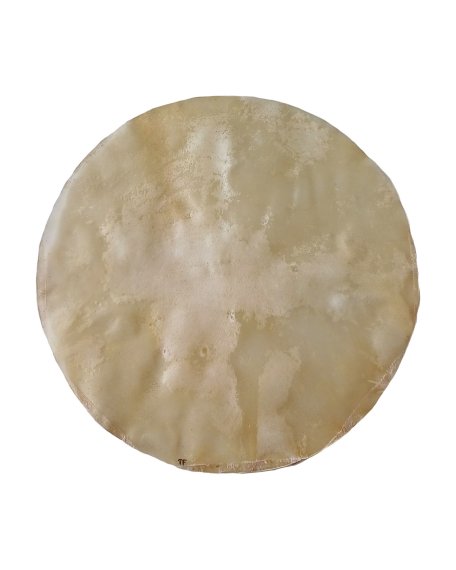 Very thin depilated calf skin for djembe drum L