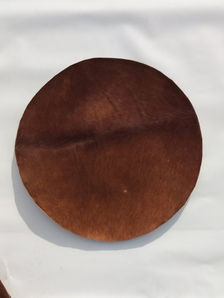 Thin horse skin with hair for djembe drum