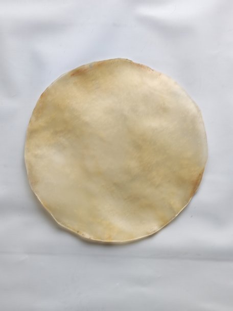 Small thick steer skin, buffalo skin, bull skin or cow skin without hair for djembe drum percussion