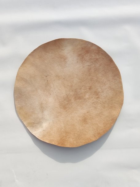 Medium thickness donkey skin with hair for djembe drum
