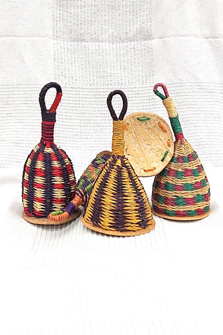 Caxixi rattle - African braided rattle