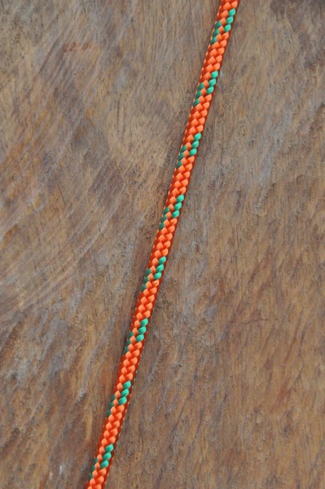 Ø4 mm copper / green prestretched polyester rope for djembe drum - Djembe rope