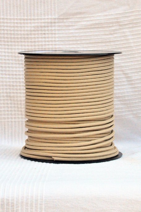 Beige Ø5 mm pre-stretched rope for djembe drum - Djembe rope