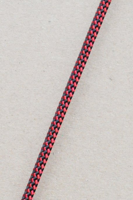 Ø5 mm djembe halyard (checkerboard, red / black, 100 m) - Rope for djembe drum