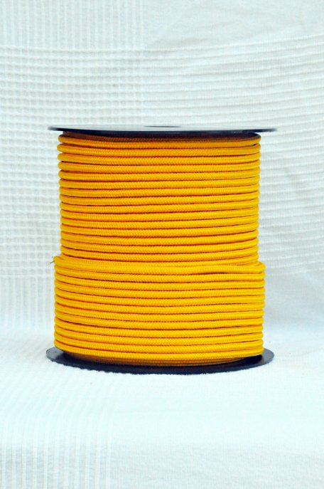 Light orange Ø5 mm pre-stretched pre-stretched rope for djembe drum - Djembe rope