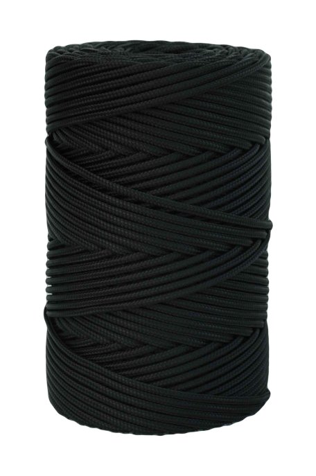Black Ø5 mm braided rope for djembe drum - Djembe rope