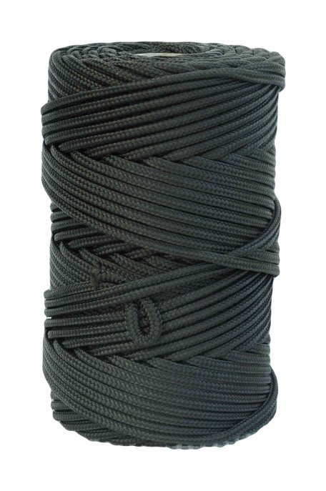 Black Ø6 mm braided rope for djembe drum - Djembe rope