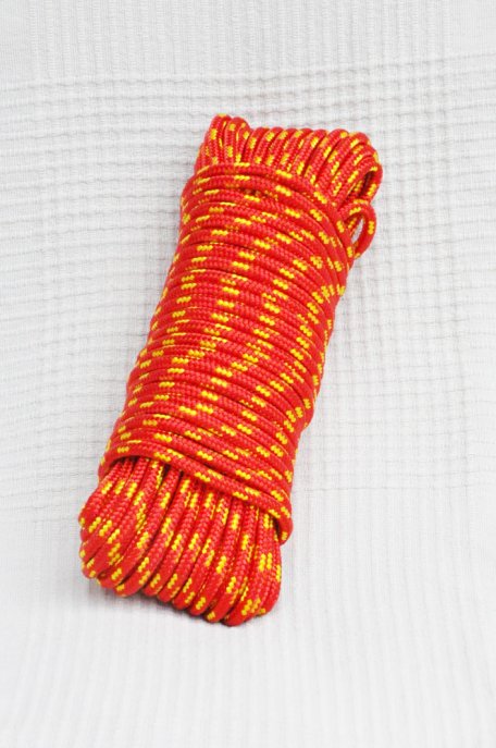 Halyard Ø5 mm red sunflower yellow for djembe drum