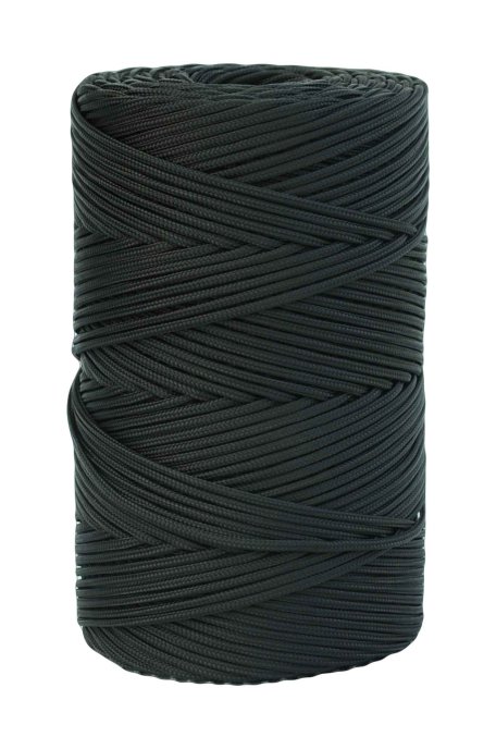 Black Ø4 mm braided rope for djembe drum - Djembe rope