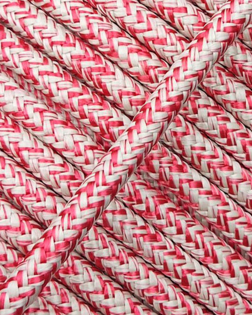 Reinforced rope for djembe drum 5 mm Beige / Red 100 m