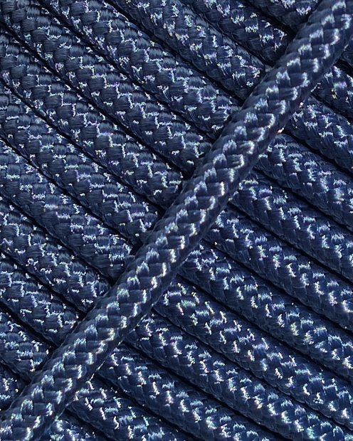 PES reinforced djembe drum rope 5 mm Denim blue 100 m