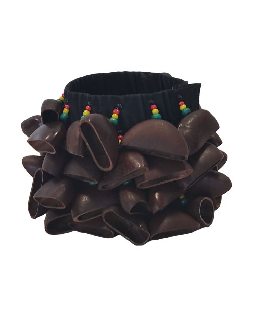 African rattle bracelet Entada 4 rows CRE17L