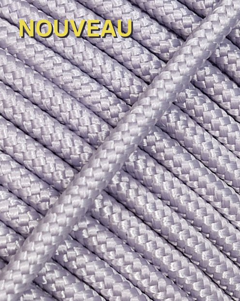 PES reinforced djembe drum rope 5 mm Lilac 20 m