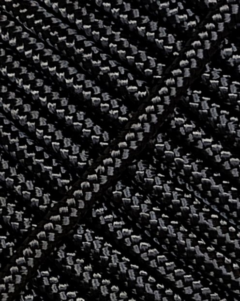 PES reinforced djembe drum rope 5 mm Coal 100 m