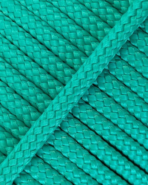 PES hollow djembe drum rope 4 mm Emerald green 100 m