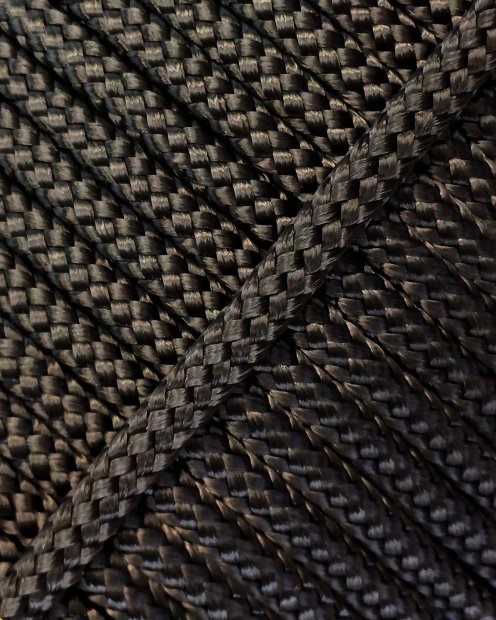 PES hollow djembe drum rope 6 mm Coal 20 m