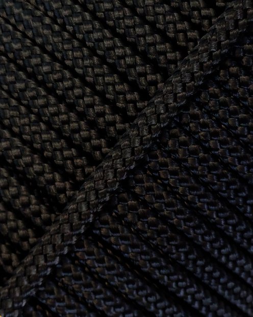 PES hollow djembe drum rope 6 mm Black 100 m