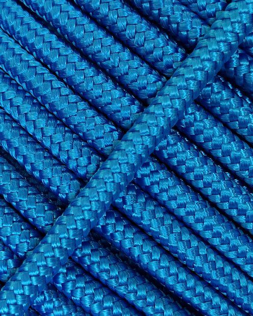 PES reinforced djembe drum rope 5 mm Blue 100 m