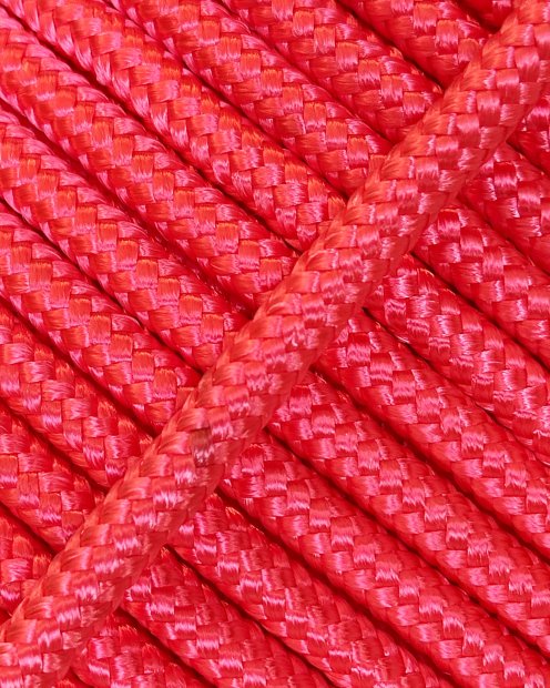 Neon pink Ø5 mm pre-stretched rope for djembe drum - Djembe rope