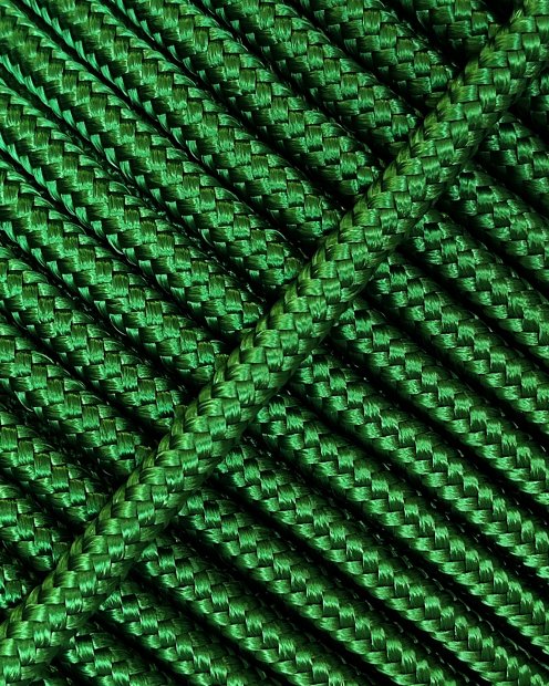 PES reinforced djembe drum rope 5 mm Green 20 m