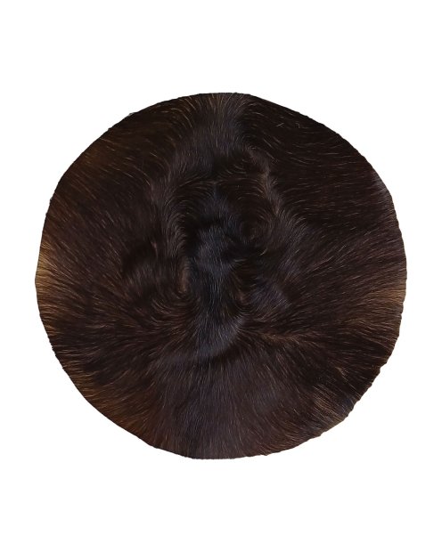 Very thin calf skin with hair for djembe drum M