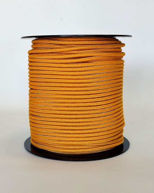 Light orange Ø5 mm pre-stretched pre-stretched rope for djembe drum - Djembe rope