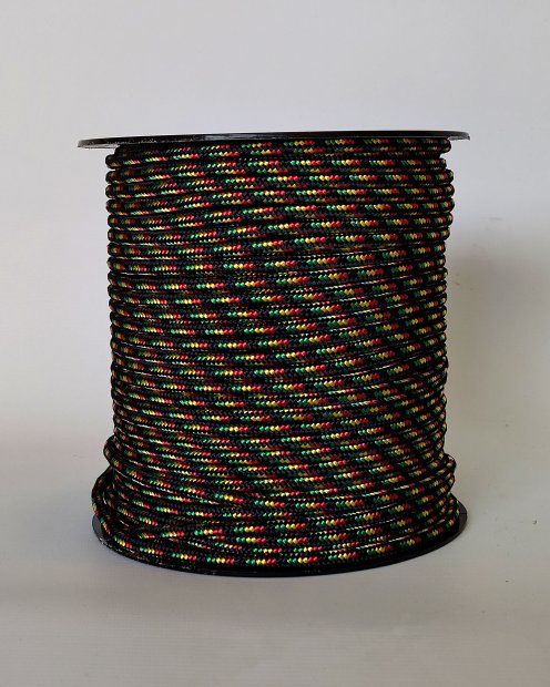 Djembe PES rope 5 mm Black / Panafrica 100 m