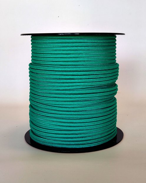 Halyard spool Ø5 mm emerald green for djembe drum