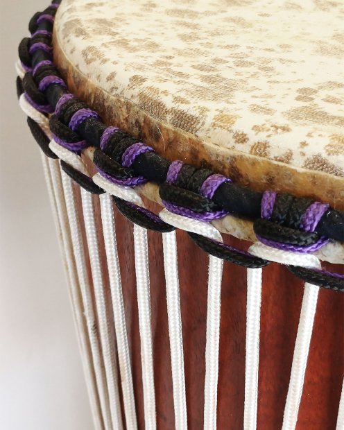 PES reinforced djembe drum rope 5 mm Ecru 100 m