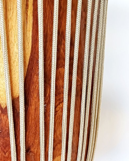 PES reinforced djembe drum rope 5 mm Grey 100 m