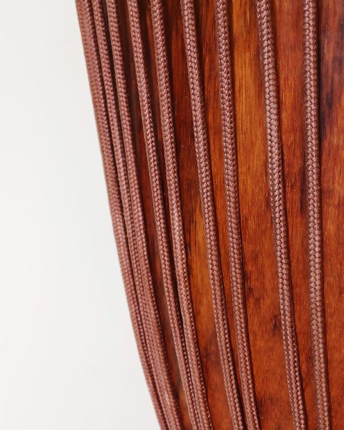 PES reinforced djembe drum rope 5 mm Copper brown 100 m