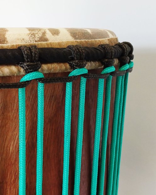PES reinforced djembe drum rope 5 mm Emerald green 20 m
