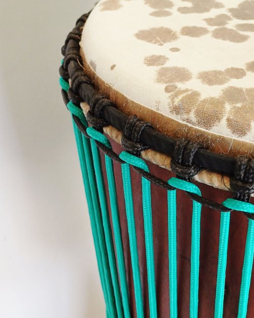 PES reinforced djembe drum rope 5 mm Emerald green 20 m