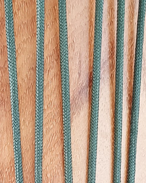 PES reinforced djembe drum rope 5 mm Khaki 20 m