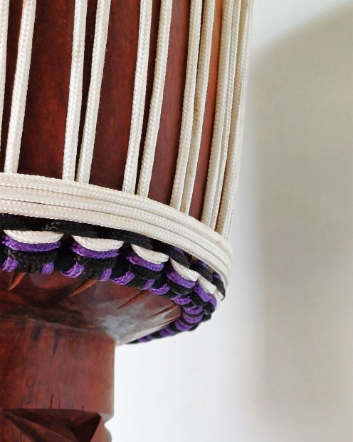 PES reinforced djembe drum rope 5 mm Ecru 100 m